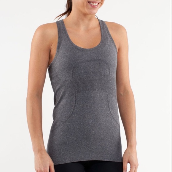 lululemon athletica Tops - 🍋 Lululemon Run: Swiftly Racerback grey Sz. 4